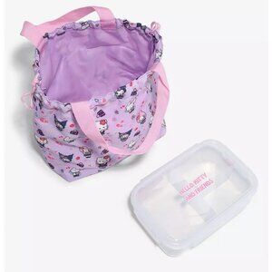 Hello Kitty Kuromi & Friends Kogyaru Bento Box & Bag Set - NEW - FREE SHIPPING!